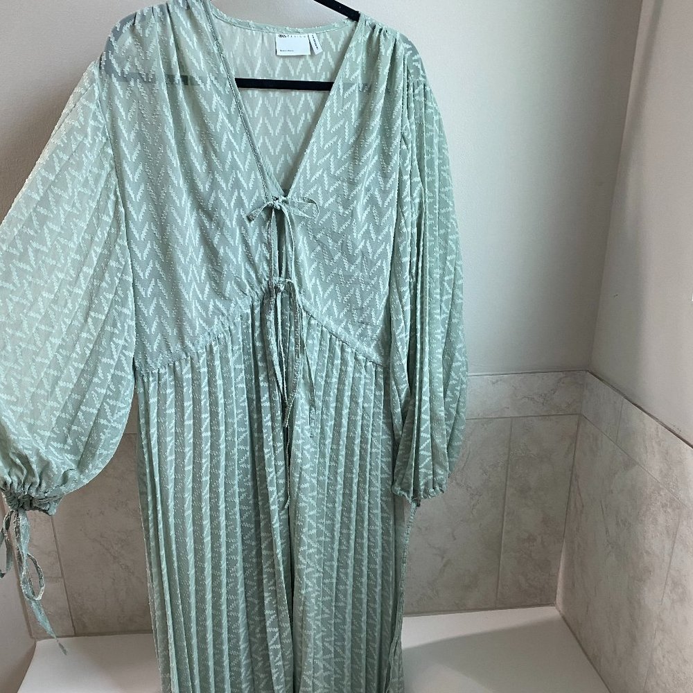 ASOS Design Flowy Mint Green Dress